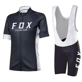 2023 Fox Cycling Team Женская Велосипедная Одежда Cycle Wear Летняя Дорожная Велосипедная Форма MTB Джерси Велоспорт Комплект Ropa De Ciclismo Mujer
